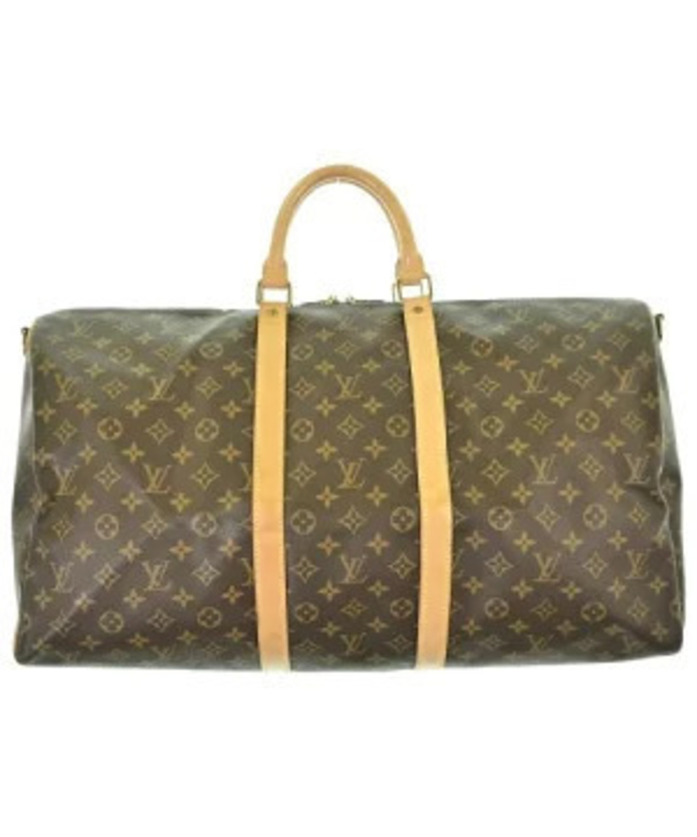 Louis Vuitton Boston Bag Brown Beige Cream All over